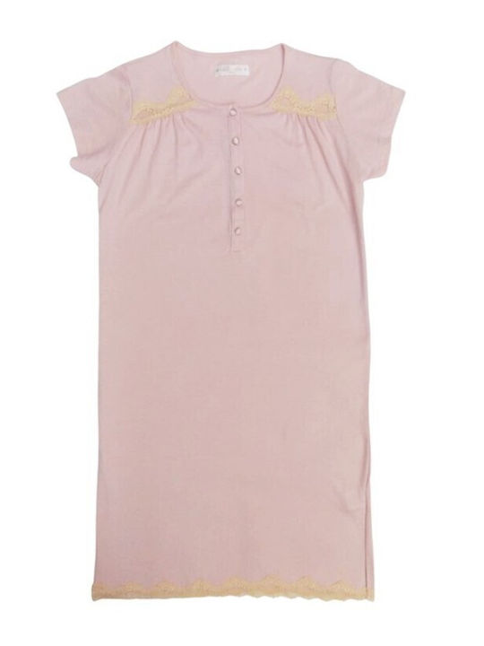 Noidinotte Women's Summer Nightgown Pink