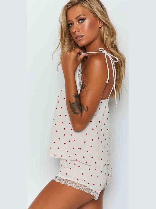 Merry See Babydoll Alb