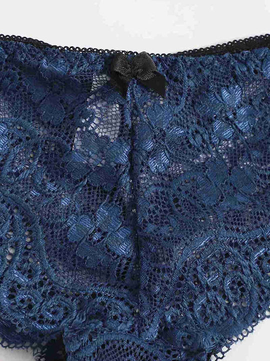 Merry See Set Pijamale pentru Femei Satin Albastru