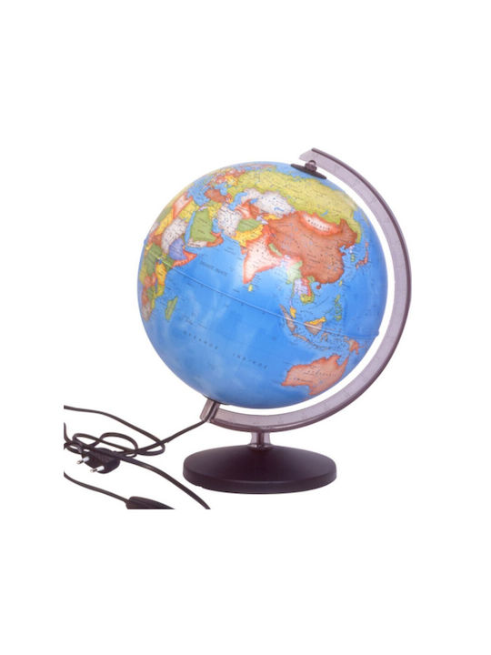 Diakakis Illuminated World Globe Greek with Diameter 30cm