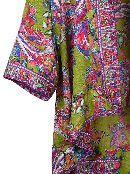 Swarna Damen Kimono Grün