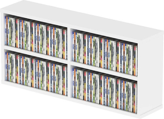 Glorious Tabletop Case 180 CD White 70.5x15.5x32.5cm