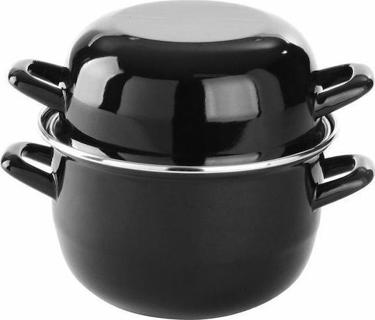 Hendi Commercial Serving Item 21x27x20cm. Mussel Pot Enamel 3lt