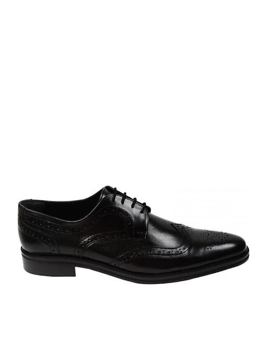 Δερμάτινα Ανδρικά Oxfords Μαύρα