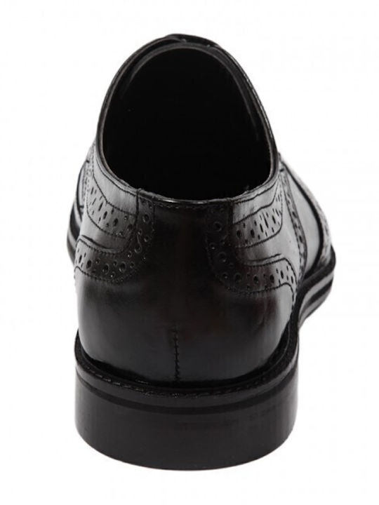 Δερμάτινα Ανδρικά Oxfords Μαύρα