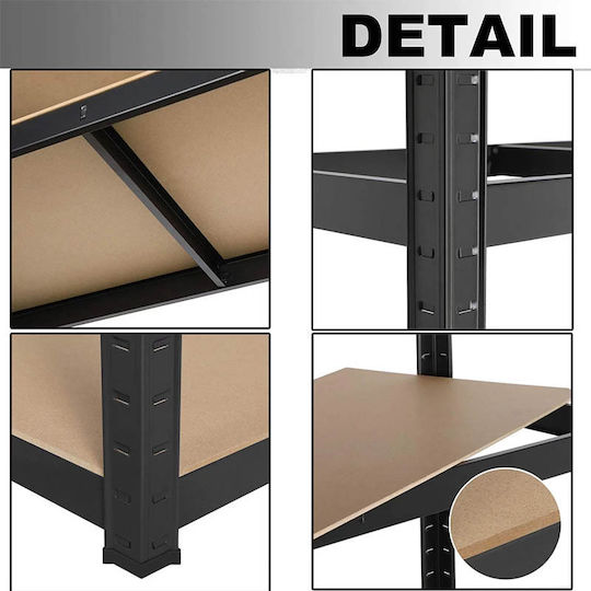 Vesta Ραφιέρα Dexion Γαλβανιζέ 120x50x180εκ.