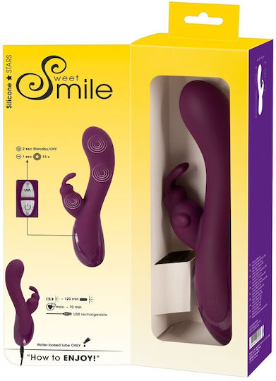 You2Toys Sweet Smile G-Spot Δονητής Rabbit 21.4cm Μωβ