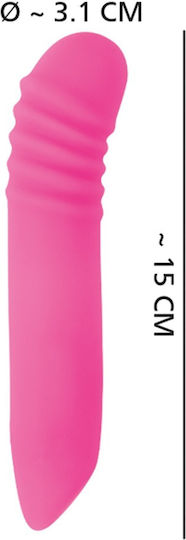 You2Toys Flashing Mini Δονητής 15cm Ροζ