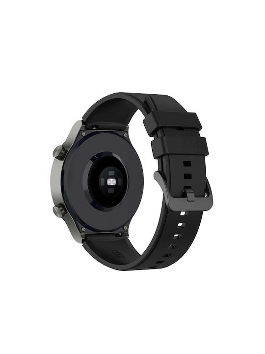 Tech-Protect Smoothband Armband Silikon Schwarz (Huawei Watch 3 / Huawei Watch GT 2 Pro)