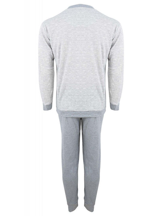 G Secret Men's Winter Pajamas Set Gray