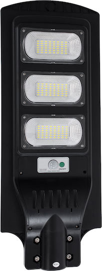 GloboStar Solar Road Light 12W 900lm Cold White 6000K with Motion Sensor and Photocell IP65 24x63x6cm