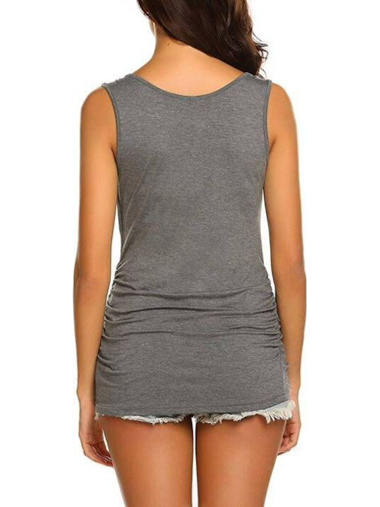 Queen Mother Maternity Top Gray