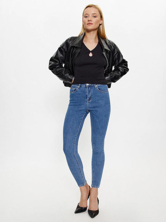 Damen Sommer Bluse Langärmelig Schwarz