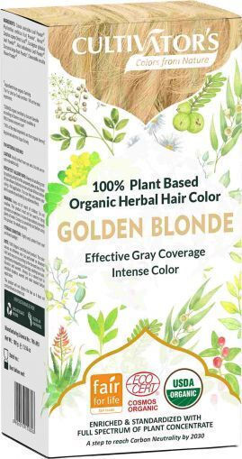 Cultivator Organische Kräuter Haarfarbe Βαφή Μαλλιών 1 Goldene Blonde 100gr