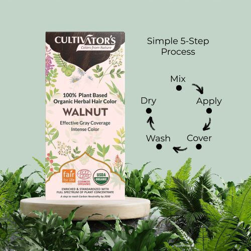 Cultivator Organic Herbal Haarfärbemittel 11 Braun Walnuss 100g