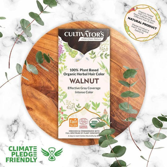 Cultivator Organic Herbal Haarfärbemittel 11 Braun Walnuss 100g