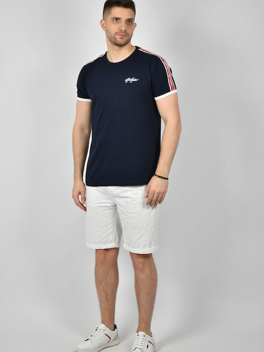 Mrt Martini Men's Short Sleeve T-shirt Navy Blue