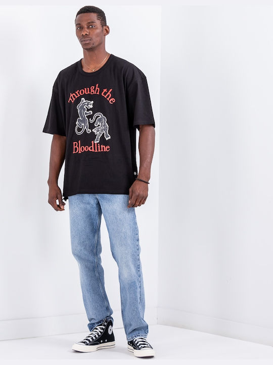 T-shirt Μαύρο