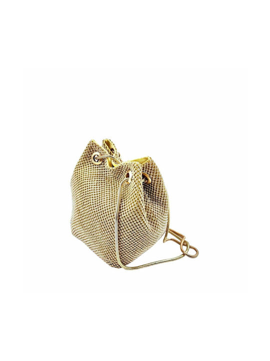 Damenbeutel Schultertasche Gold