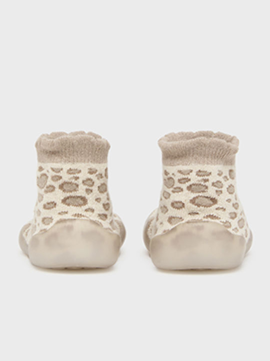 Mayoral Kids' Ankle Slipper Socks Beige