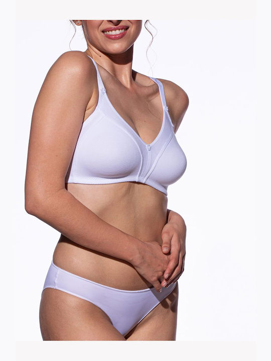 Selene Creations Non-Padded Minimizer Bra White - White