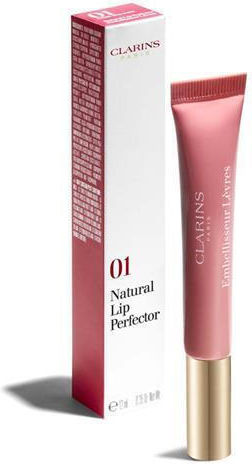 Clarins Instant Light Natural Lip Perfector 01 Rose Shimmer 12ml