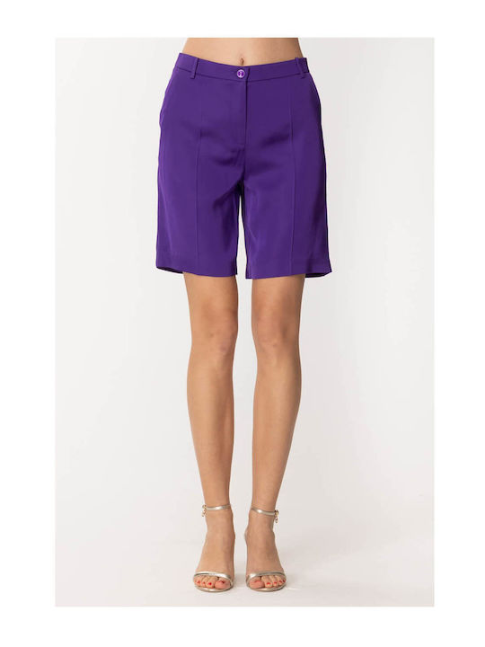 Patrizia Pepe Women's Bermuda Shorts Purple