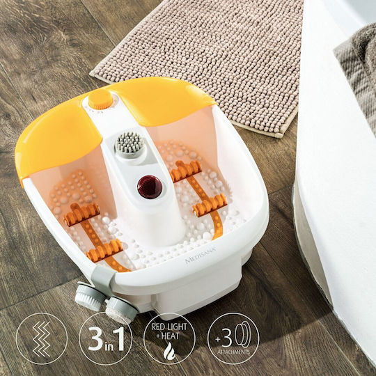 Medisana FS 883 Foot Bath with Infrared Heat and Vibration Orange