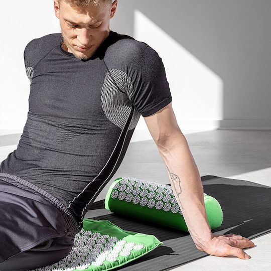 Navaris Navaris Akupressur Massage Set Matte Massage Akupressur für den Nacken & den Körper Grün