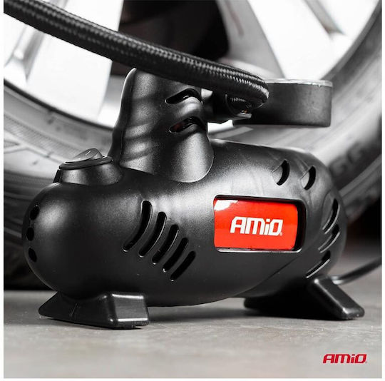 AMiO Car Tire Pump 250PSI with Cable 12V
