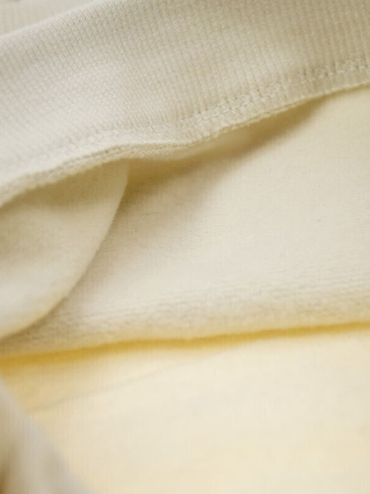 Fleece Παιδικό Φούτερ Εκρού