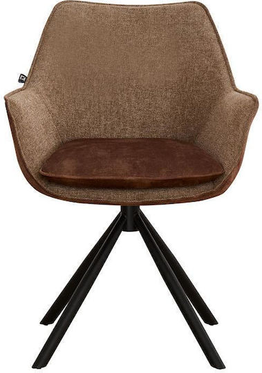 Πολυθρόνα FL5064 62x61.5x84cm Καφέ Πολυθρόνα FL5064 62x61.5x84cm Καφέ