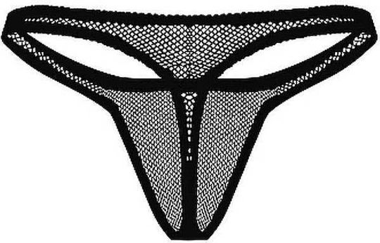 Malepower Ανδρικό Sexy String Μαύρο