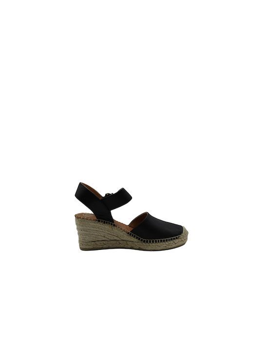 Viguera Women's Platform Espadrilles Black