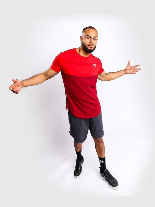 Venum Men's Athletic T-shirt Short Sleeve Red