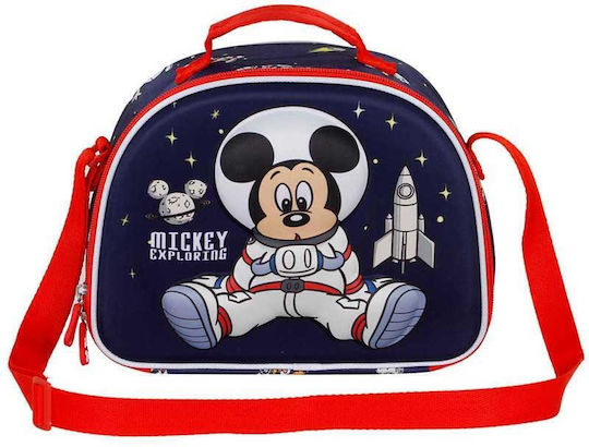 Karactermania 3D Kids' Lunch Bag Shoulderbag Multicolour Mickey 25.5x10x20cm