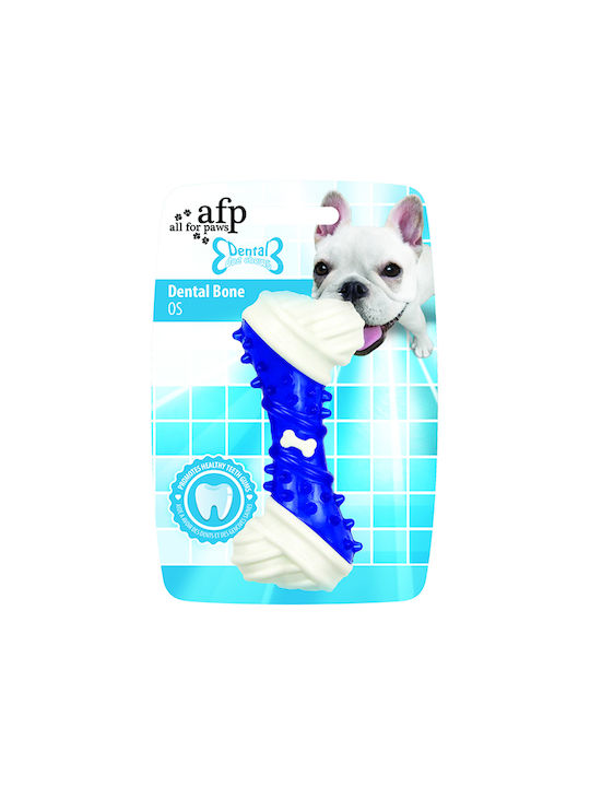 All For Paws Πλαστικό Παιχνίδι Κόκκαλο Σκύλου με Γεύση Κοτόπουλο 13εκ. Πράσινο 1τμχ