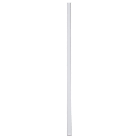 GloboStar External Aluminum Profile for LED Strip with Opal Cover 100x1.6x0.5cm