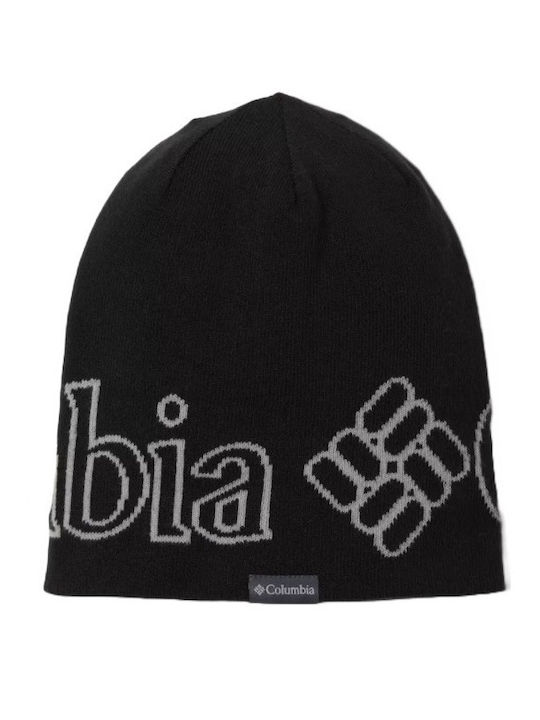 Beanie Unisex Σκούφος Πλεκτός σε Μαύρο χρώμα