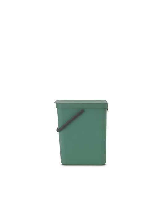 Brabantia Sort&Go Coș de Gunoi Plastic Verde 25lt 1buc