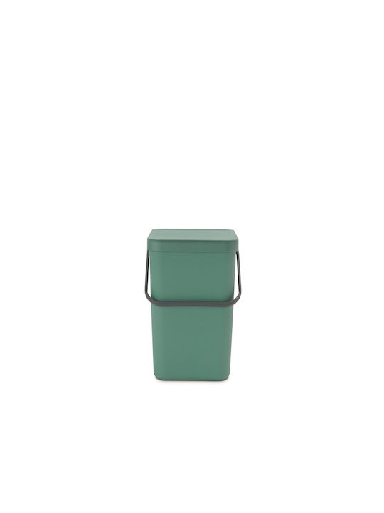 Brabantia Sort&Go Coș de Gunoi Plastic Verde 25lt 1buc