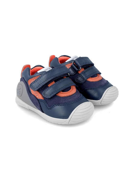 Biomecanics Kids Boots with Hoop & Loop Closure Navy Blue