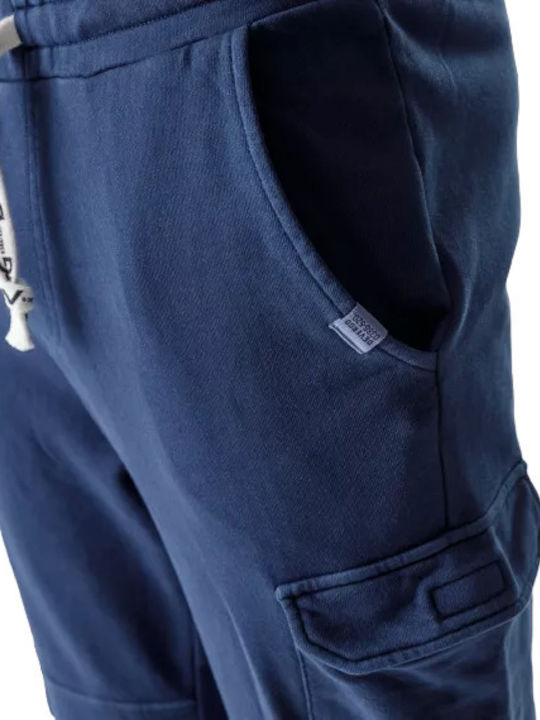 Devergo Men's Sweatpants with Rubber Blue