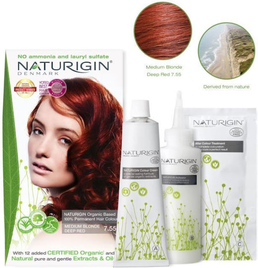 Naturigin Naturigin Haarfärbemittel Ohne Ammoniak Intensive Rote 7.55