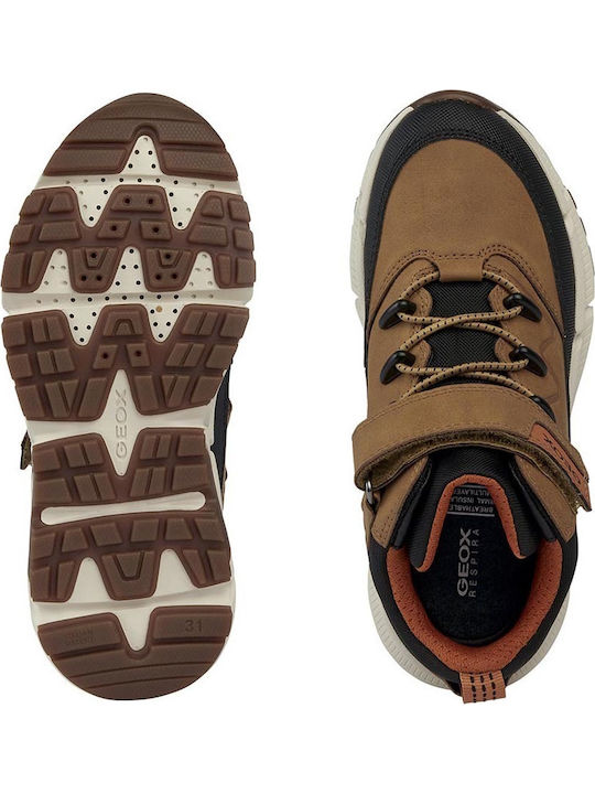 Flexyper Kids Boots with Velcro Brown
