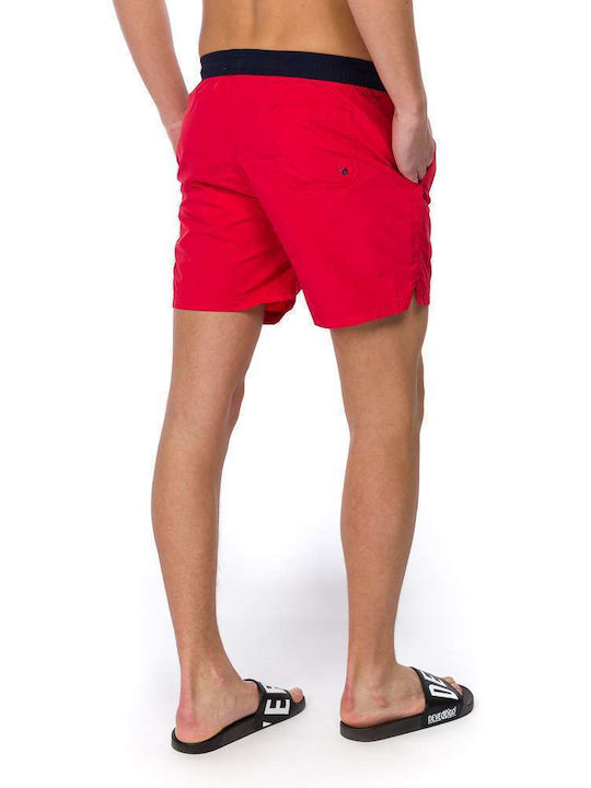 Devergo Herren Badebekleidung Shorts Rot