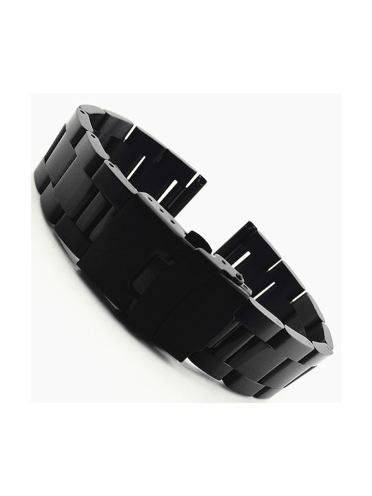 Metallic Bracelet Black 22mm