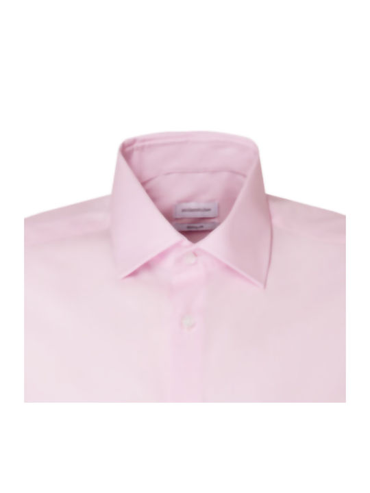 Seidensticker Men's Shirt Long Sleeve Cotton Pink