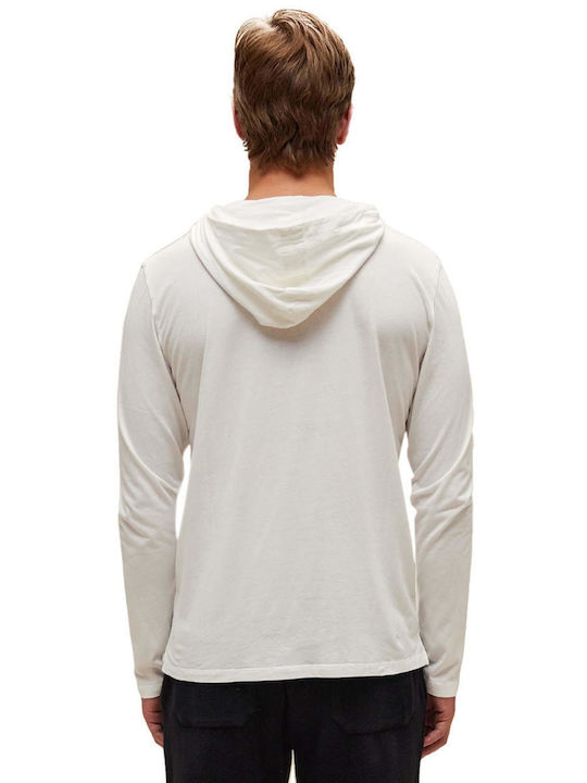 Dirty Laundry Herren Sweatshirt mit Kapuze Weiß