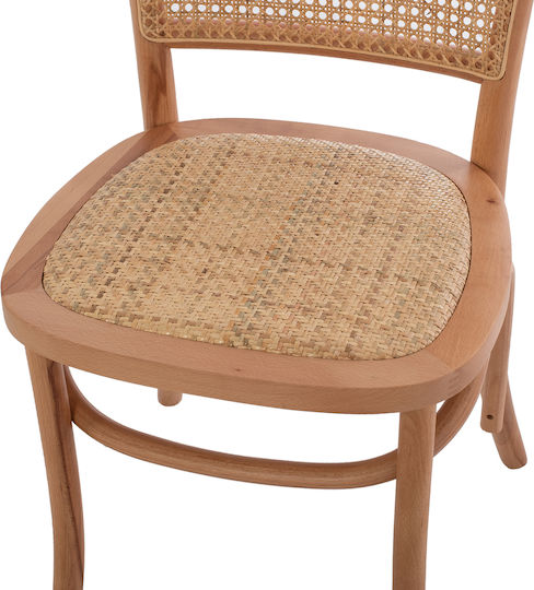 Stühle Cafe Beige 1Stück 45x48x88cm